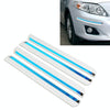 4 PCS Universal Car Auto Plastic Wrap Rubber Front Rear Body Bumper Guard Protector Strip Sticker