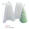 Christmas DIY Scented Candle Silicone Mold, Color: White(SD-79)