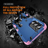 For Samsung Galaxy S25 5G TPU + PC Shockproof Protective Phone Case(Royal Blue + Pink)