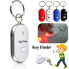 SHZONS LED Key Finder with Torch & Whistle Keyring - Blue