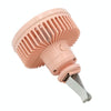 Car Vent Fan Multi-function USB Interface Mini LED Lamp Car Fan(Yellow)