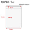 2 Sets CPE Matte Self -Sealed Bag Data Cable Phone Case Packaging Bag, Size:11x13cm