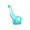 2 PCS Dinosaur Modeling Aluminum Foil Balloon Children Birthday Decoration Party Supplies Toy, Size:Large, Style:Blue Long-necked Dragon