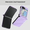 For Samsung Galaxy Z Flip5 5G Embossed Multi-functional Wallet Retro Leather Phone Case(Light Purple)