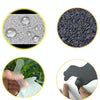 24pcs /Bag Wavy Shaped Gravel Pattern Bathtub Non-Slip Sticker, Specification: 1.3 x 18cm(Black)