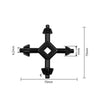 Four In One Multifunctional Hand Drill Key, Style:Small