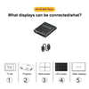 X9 HD Multimedia Player 4K Video Loop USB External Media Player AD Player(UK  Plug)