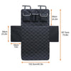 Car Trunk Mat Storage Pocket Dog Anti-dirty Mat(Black)