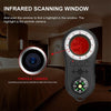 Anti Spy Camera Detector - IR Scanner, LED Flashlight (Blue)