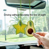 MATARILE Automotive Fruit Fragrance Diffuser Car And Home Deodorizing Scented Pieces, Style: Avocado -Gulong
