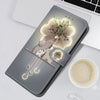 For Samsung Galaxy S24 5G Crystal Texture Colored Drawing Leather Phone Case(Elephants)