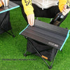 CLS Outdoor Folding Picnic Table Storage Hanging Bag Portable Invisible Pocket Storage Hanging Pocket,Style: Black Table + Small Pocket