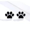 Sterling Silver Pet Paw Print Earrings Dripping Earrings