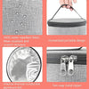 Car Outdoor Bottle Wipes Food Heating Warm Bag Temperature Adjustable Bottle Warmer(Round Gray)