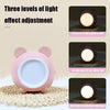 XY010 2 PCS Cute Pet Night Light LED Touch Dimming Dormitory Bedside Light(Pink Bear)