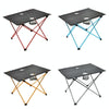 8249 Outdoor Ultra Light Aluminum Folding Table Small Portable Picnic Table(Orange)