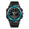 Sanda 3004 Electronic Watch Movement Men Watch Outdoor Sports Luminous Waterproof Multi-Function Watch(Blue)