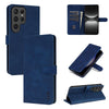 For Samsung Galaxy S25 Ultra 5G AZNS Skin Feel Calf Texture Flip Leather Phone Case(Blue)