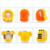 Sunflower Cat Hat, Soft Velvet, Size S (25-30cm)