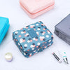 2 PCS Waterproof Make Up Bag Travel Organizer for Toiletries Kit(Navy)