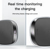 Yesido DS11 15W Desktop Qi Wireless Charger with LED Digital Display(Black)