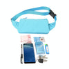 Multi-function Universal Outdoor Mobile Phone Bag Shoulder Bag Waist Bag, Size: 11 x 20cm (Baby Blue)