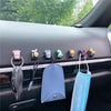 10 PCS Car Hook Car Sticky Multifunctional Mini Small Hook Car Seat Back Hook, Colour: Hook