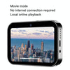D6 CCD HD Digital Camera Movie Music Smart Camera Touch Screen Student Card Video Recorder, Excluding Memory(Black)
