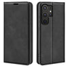 or Samsung Galaxy S25 Ultra 5G Retro-skin Magnetic Suction Leather Phone Case(Black)