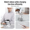 NILLKIN 3 in 1 Wireless Charger with Xiaomi S1 Pro Watch Charger, Plug Type:US Plug(White)