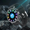 CF85 1.32 inch Silicone Watchband Color Screen Smart Watch(Black)