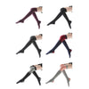 Ladies Over The Knee Yoga Socks Winter Warm Non-Slip Dance Five-Finger Socks, Size: Free Size(Dark Gray)