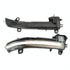 1 Pair For BMW 3 Series F20 Car Dynamic LED Turn Signal Light Rearview Mirror Flasher Water Blinker (Transparent)