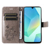 For Samsung Galaxy A26 5G Global 3D Butterfly Embossed Pattern Flip Leather Phone Case(Grey)