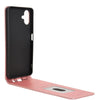 For Samsung Galaxy A06 Magnetic Vertical Flip Leather Phone Case(Rose Gold)