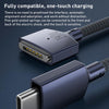 140W USB-C / Type-C to MagSafe 3 Nylon Braided Magnetic Charging Cable, Length: 2m (White)