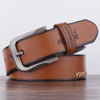 Dandali XX823 Men Retro Pin Buckle Leather Belt Waistband, Length: 110cm (Brown)