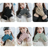 1 Pair YR205 Winter Warm Plus Fleece Mouth Driving Riding Sports Gloves, Size: Free Code(Blue)