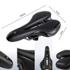 YAFEE YF-1034-3 Soft Mountain Bike Seat Mountain Bike Hollow Breathable Saddle Seat Cushion Bicycle Seat(Black Green)