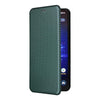 For ASUS ROG Phone 8 Carbon Fiber Texture Flip Leather Phone Case(Green)