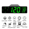 GPS HUD Head-Up Display 8" Speedometer with Compass, Overspeed Alarm