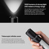 Original Xiaomi Mijia Multifunctional Flashlight 1000LM IPX4 with Side Light(Black)