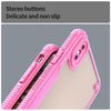 For iPhone XS Max Armor Glaze PC Hybrid TPU Phone Case(Pink)