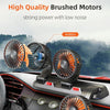 F4310 360-Degree Rotating Adjustable Car Three-Head Fan, Style:12V Cigarette Lighter
