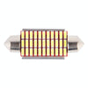 2 PCS DC 12V 6W 41MM Bicuspid Car Door Lamps Registration Mark light Dashboard Dome Door Lights LED Reading Lamp with 33 LED SMD 3014 Lights White