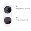 Women Vintage Round Frame Gradient Shades Sun Glasses(Silver)