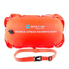 MARJAQE  Single Air Bag Safety Training Swimming Buoy with Waist Belt(Orange)