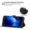 Leather Phone Case For  Alcatel 1x Fingerprint Version(Black)
