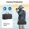 PULUZ Portable Camera Crossbody Shoulder Bag Digital Storage Lens Bag (Black)