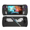 For ASUS ROG Ally Game Console Silicone Protective Cover Spray Oil Case(Black)